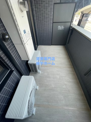 PHOERME TENNOJI Eastのバルコニー|バルコニー付きです