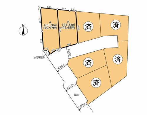 【土地図】 | 伊勢原市高森4丁目　土地（売地）全7区画 | 伊勢原市高森4丁目　土地（売地）全7区画