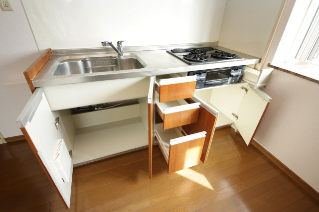 ホワイトシティ東新のキッチン