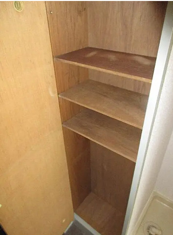 大きなスペースがあり、収納には困りません