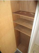 大きなスペースがあり、収納には困りません