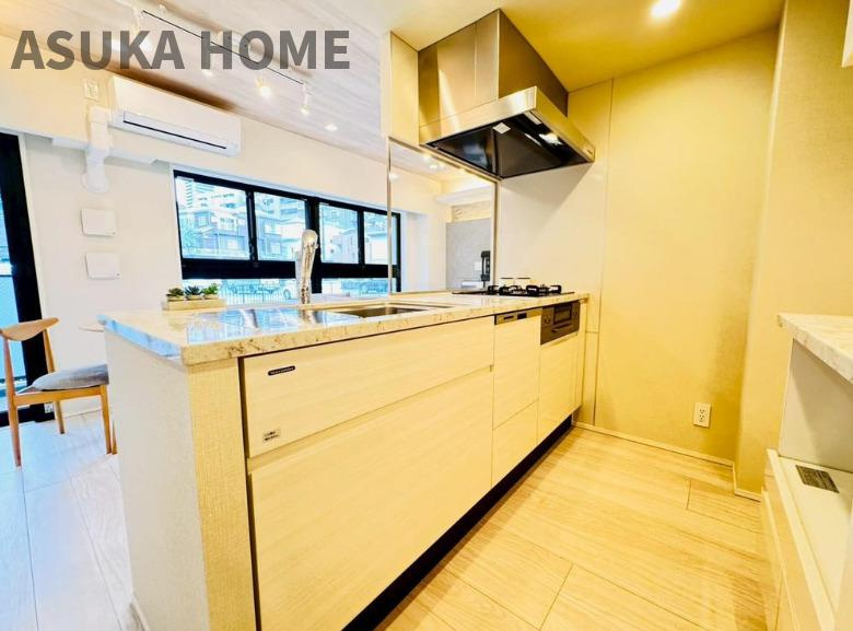 オープンレジデンシア横浜台町のキッチン|食洗機付きだから後片付けもラクラク♪