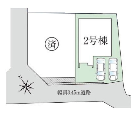 【区画図】 | 大府市第1共西町　2号棟