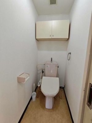 【トイレ】 | コープ野村志木 | 落ち着いた色調のトイレです