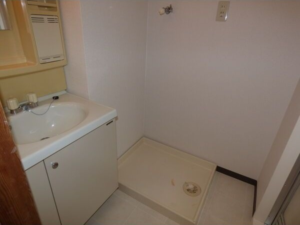 パープルシャトーA棟の洗面所