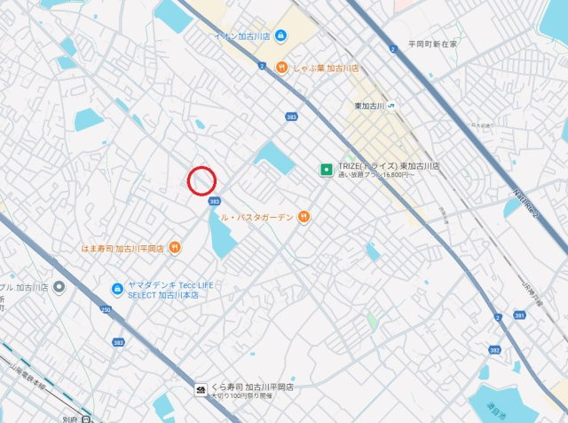 加古川市平岡町一色　　JR「東加古川駅」徒歩19分の地図