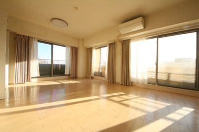 【居間・リビング】 | コスモ和光ステーションフロント | ※クリーニング前