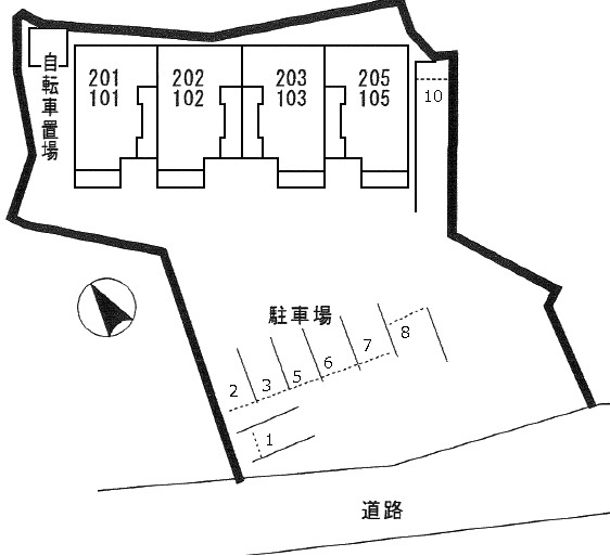 CottonHillsの区画図