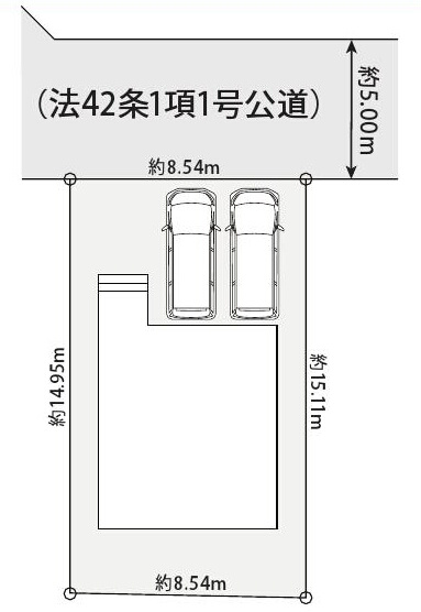 【内覧動画公開中！】三鷹市野崎４丁目 中央線 武蔵境駅 新築戸建の区画図