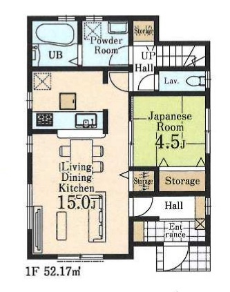 あきる野市上代継第2　1号棟　小学校徒歩2分！子育てに安心の住環境☆の間取り