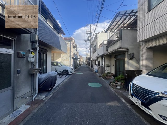 大阪市都島区都島中通1丁目の前面道路含む現地写真