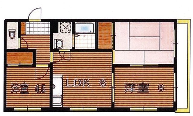 ハイツ神田の間取り