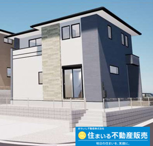 大野城市南ケ丘6丁目3期　3号棟の外観パース