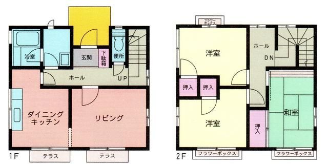 【間取り】 | 浜田町貸家