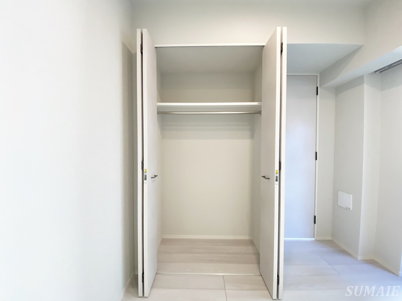 オープンブルーム尾久の収納|寝室のクローゼットです☆