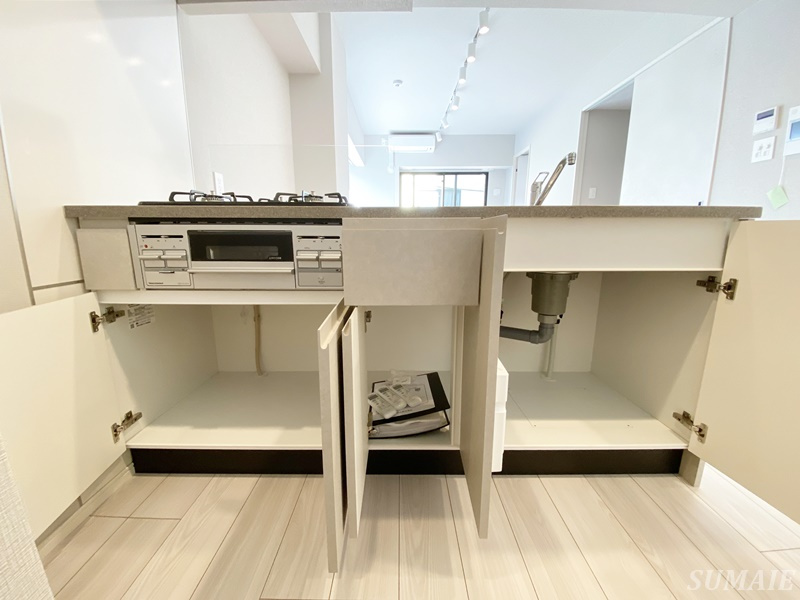 オープンブルーム尾久の収納|キッチン下収納です☆