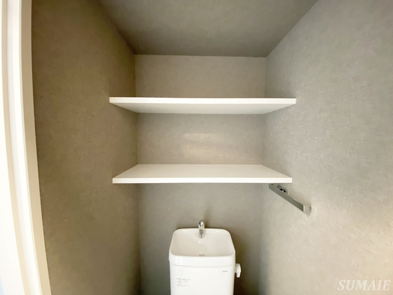 オープンブルーム尾久の収納|トイレ上収納です☆
