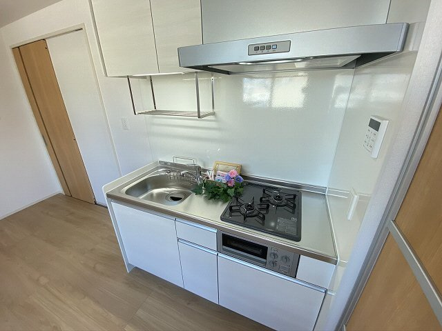 神戸市兵庫区下沢通７丁目の賃貸マンションのキッチン|システムキッチン