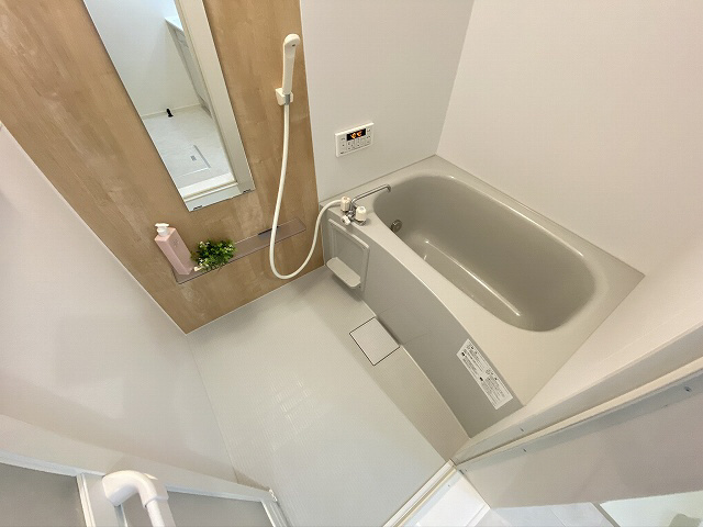 神戸市兵庫区下沢通７丁目の賃貸マンションの浴室|追焚付きバスルーム