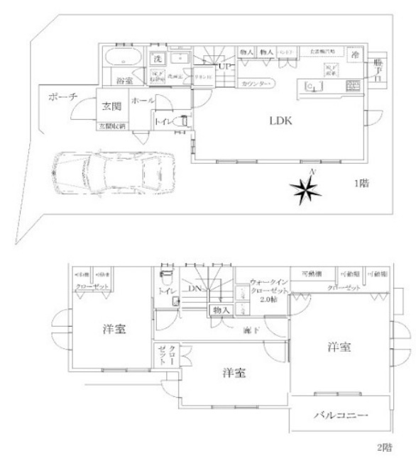 神戸市垂水区塩屋町6丁目の間取り