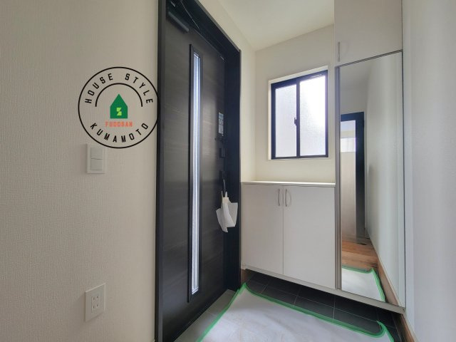 菊池郡菊陽町大字原水第5-5棟(1号棟)の内観：施工例|二重ロックでしっかり防犯対策ができます。