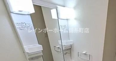 プレミアム梅島駅前の独立洗面台