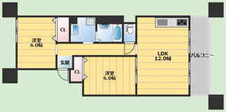 【間取り】 | 第1マンション寺直