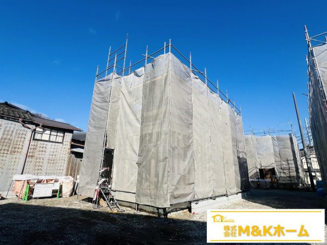 知多市岡田字開戸　全4棟　1号棟の外観|R8.1.27撮影　バルコニーが2ヶ所あります！！