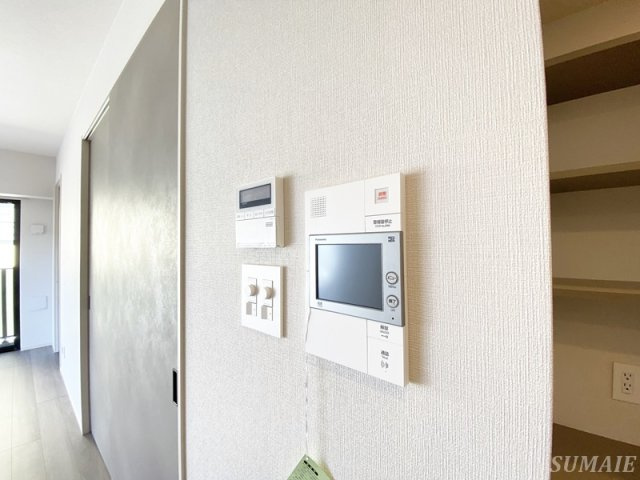 オープンブルーム尾久のセキュリティ|モニター付きインターホンです☆