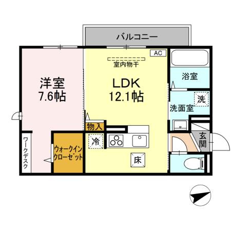Ｄ－ＲＯＯＭ新庄町の間取り