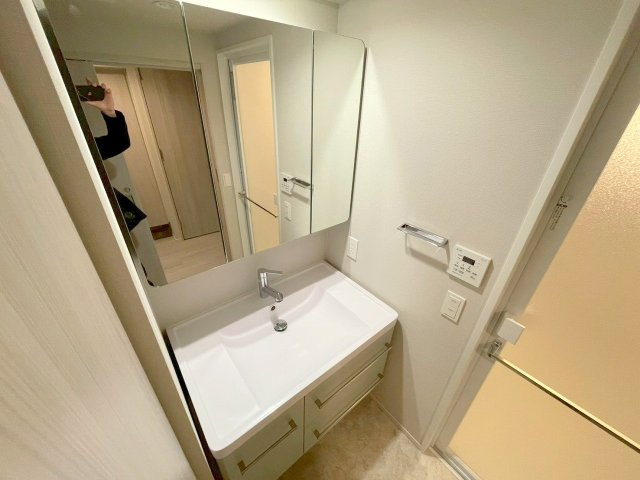 プレサンス東淀川駅前プローシェの独立洗面台