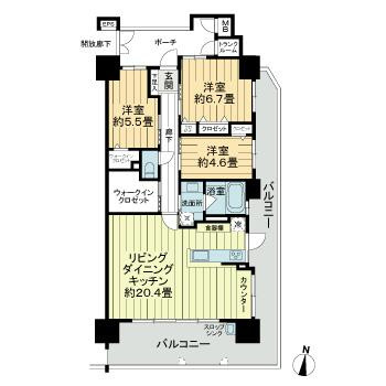 ヴェルディ古市駅前の間取り