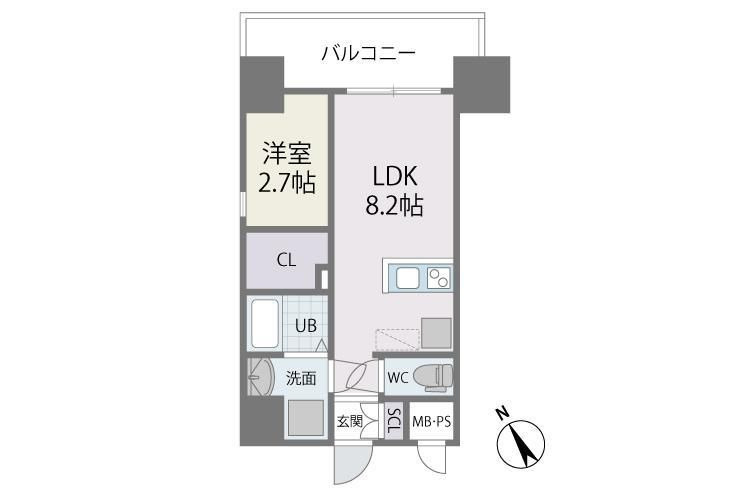 MODERN PALAZZO博多駅東の間取り