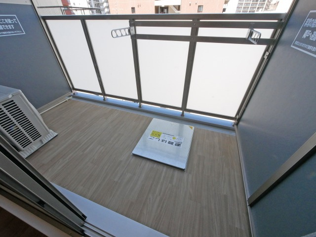 プレサンス桜川グロワールのバルコニー