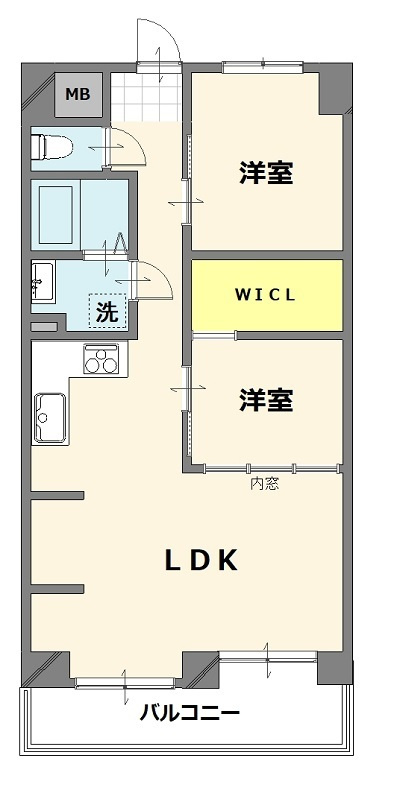 ライオンズマンション瓢箪山の間取り