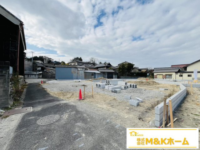 知多市岡田字開戸　全4棟　3号棟の外観|R8.1.27撮影　外壁サイディング貼り♪