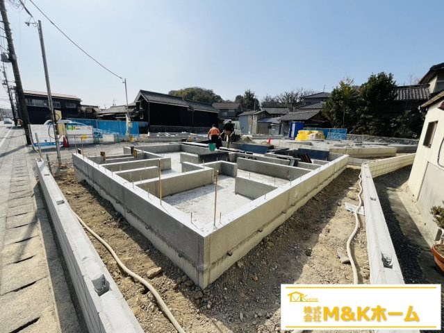 知多市岡田字開戸　全4棟　3号棟の外観|R8.1.27撮影　24時間換気システム搭載♪