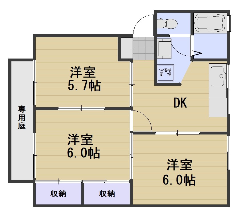 ラディッシュタウン撫川 B