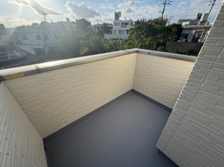 【バルコニー】 | 八重瀬町新城Ⅲ（全5棟）ラストC号棟 | C号棟　L字型インナーバルコニー♪