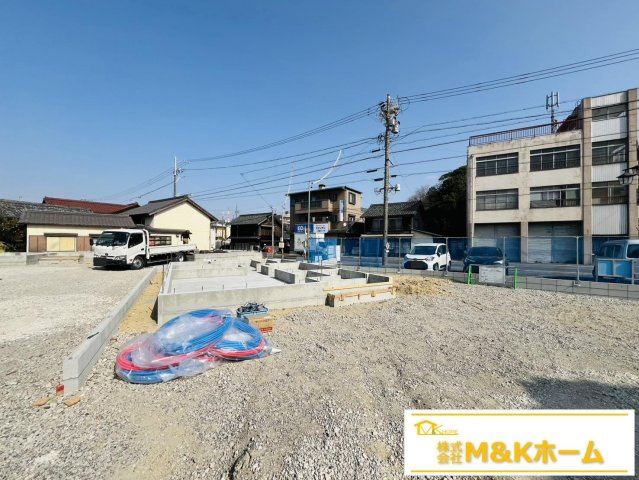 知多市岡田字開戸　全4棟　4号棟の外観|R8.1.27撮影　外壁サイディング貼り♪