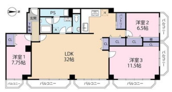 【間取り】 | K51340-ｻﾆｰﾊｲﾑ金閣寺