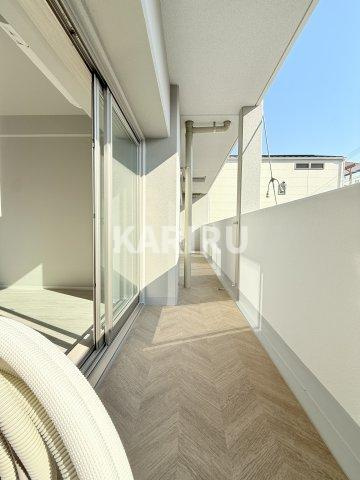 エスリードレジデンス ザ・グラン大阪福島クラスのバルコニー