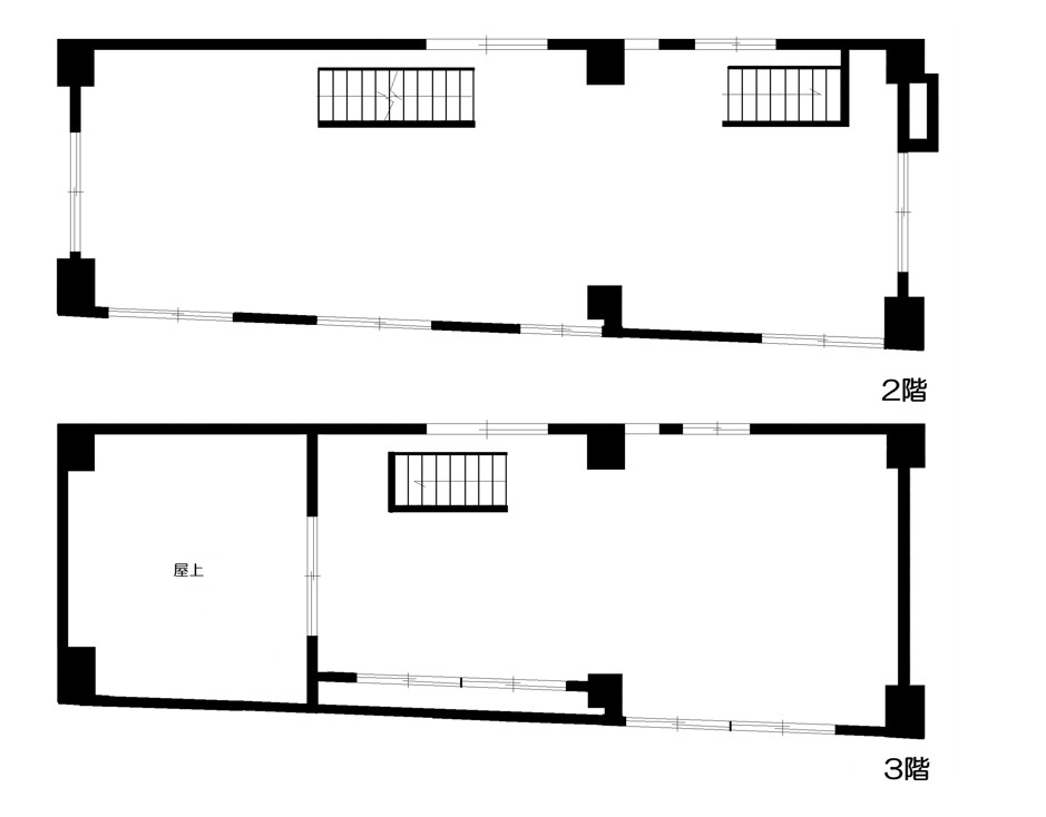 富士見町店舗の間取り
