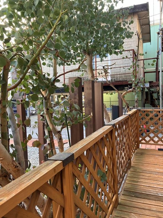 宮松町戸建のバルコニー