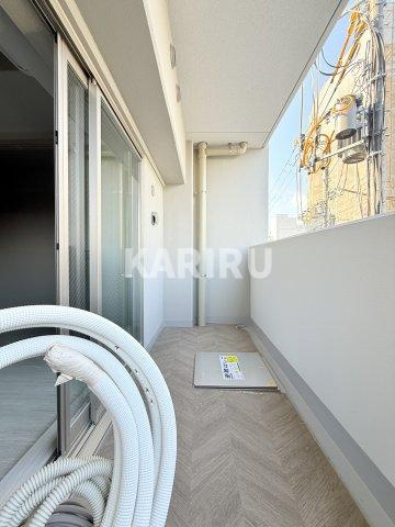 エスリードレジデンス ザ・グラン大阪福島クラスのバルコニー