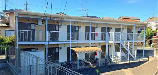 レオパレスラビーネの外観|きれいな外観です