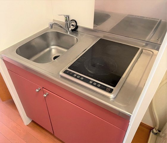 レオパレスオークトゥリーズのキッチン|キッチンでお料理をお楽しみください