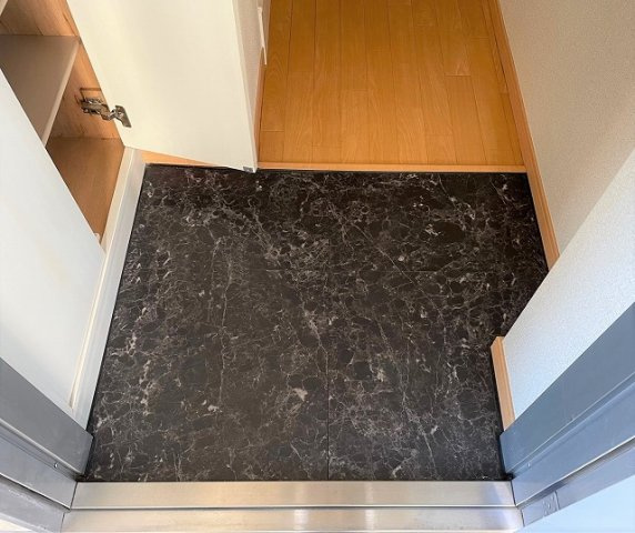 レオパレスミワノ　パークの玄関|明るい玄関です