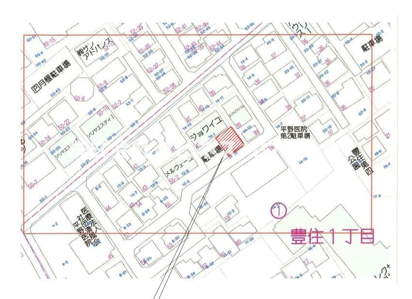 グランソフィア南柏の地図