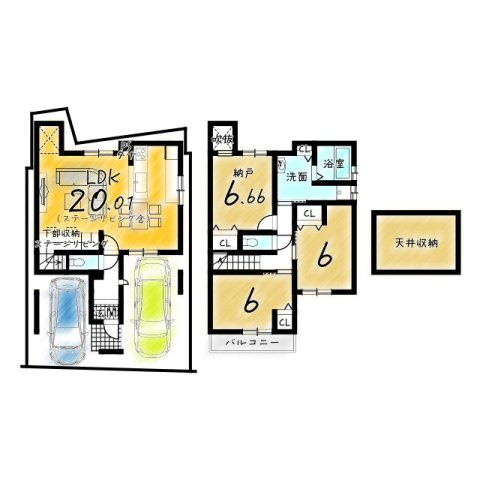 上桂前田町の間取り